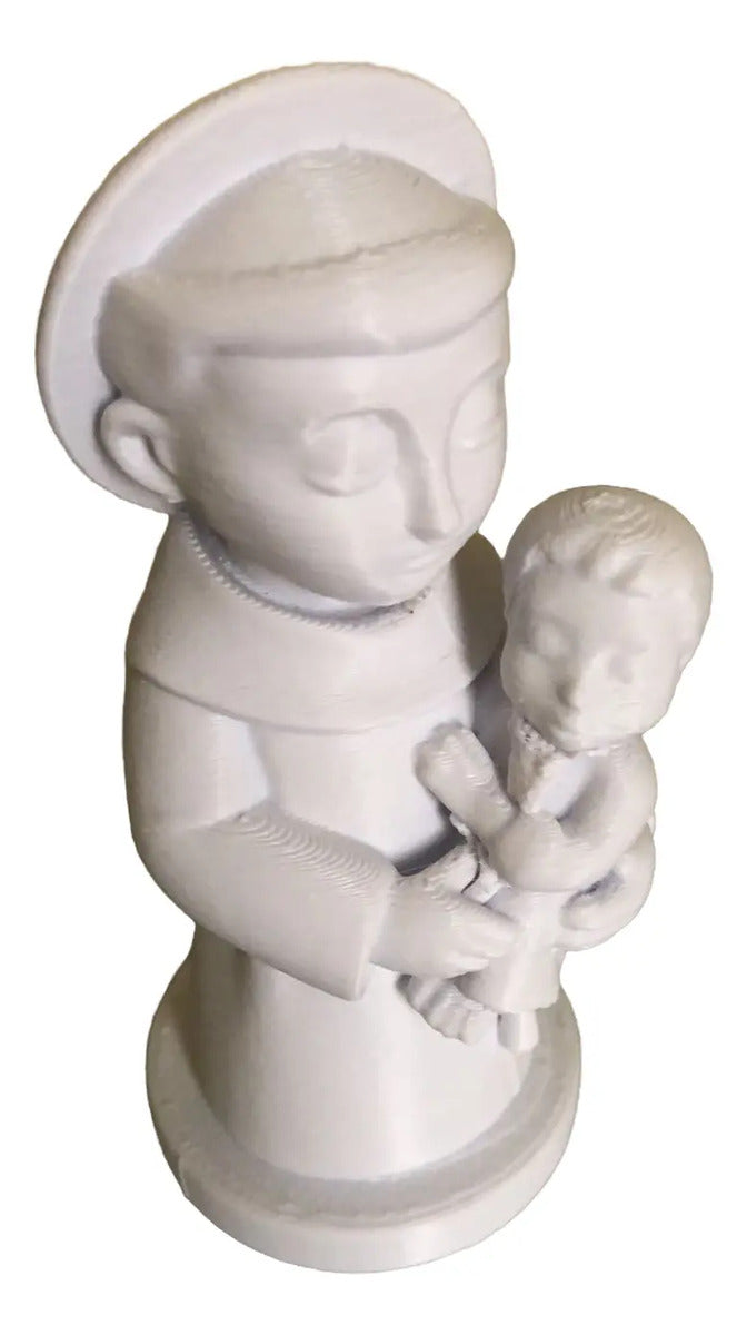 Fé E Proteção: Estátua De Santo Antônio Com Menino Jesus 3d