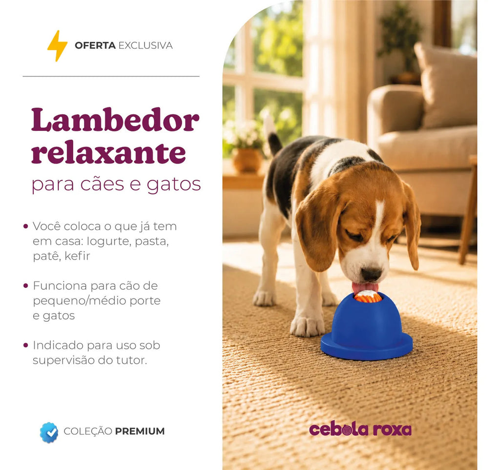 Lambedor Pet Bolinha Rotativa Tapete De Lamber Cães Gatos