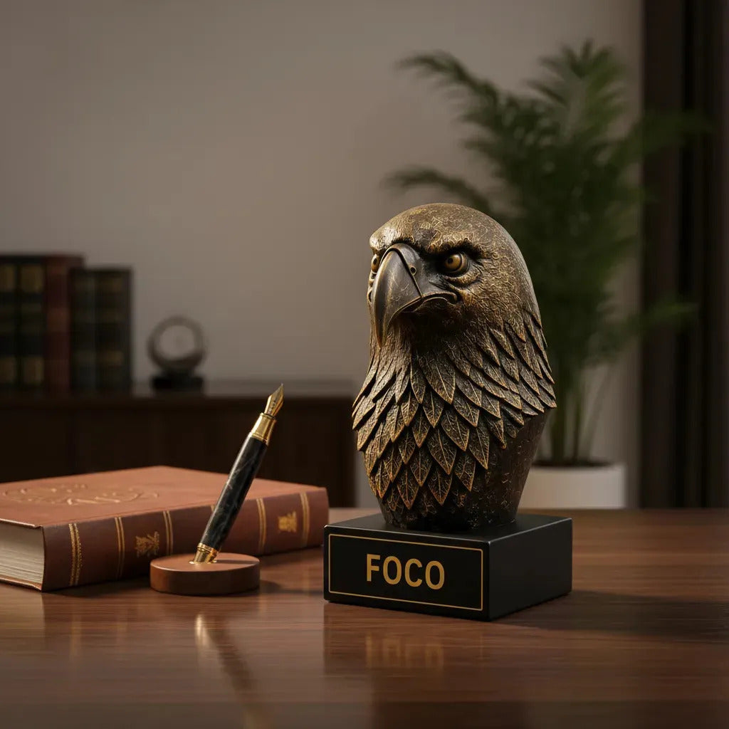 Kit Bustos Leão Águia Lobo Disciplina Foco Execução 10cm