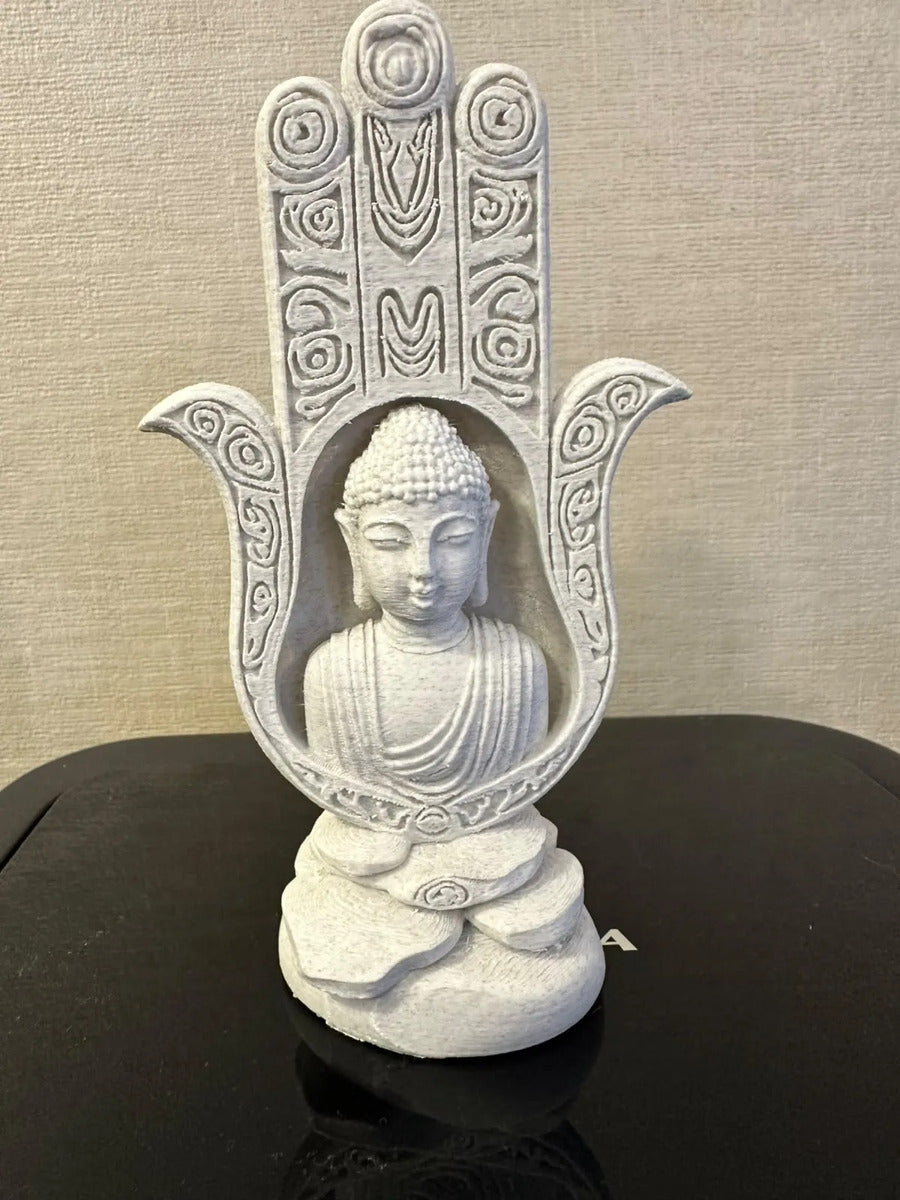 Mão De Fátima Hamsá Buda 18cm Enfeite Decoração Zen