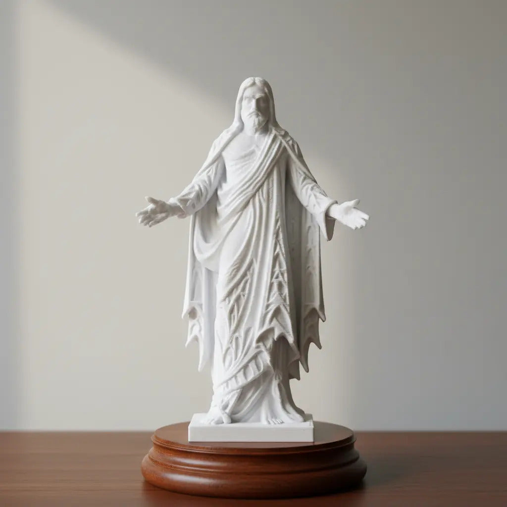 Estátua Escultura Jesus Cristo Fé Decoração