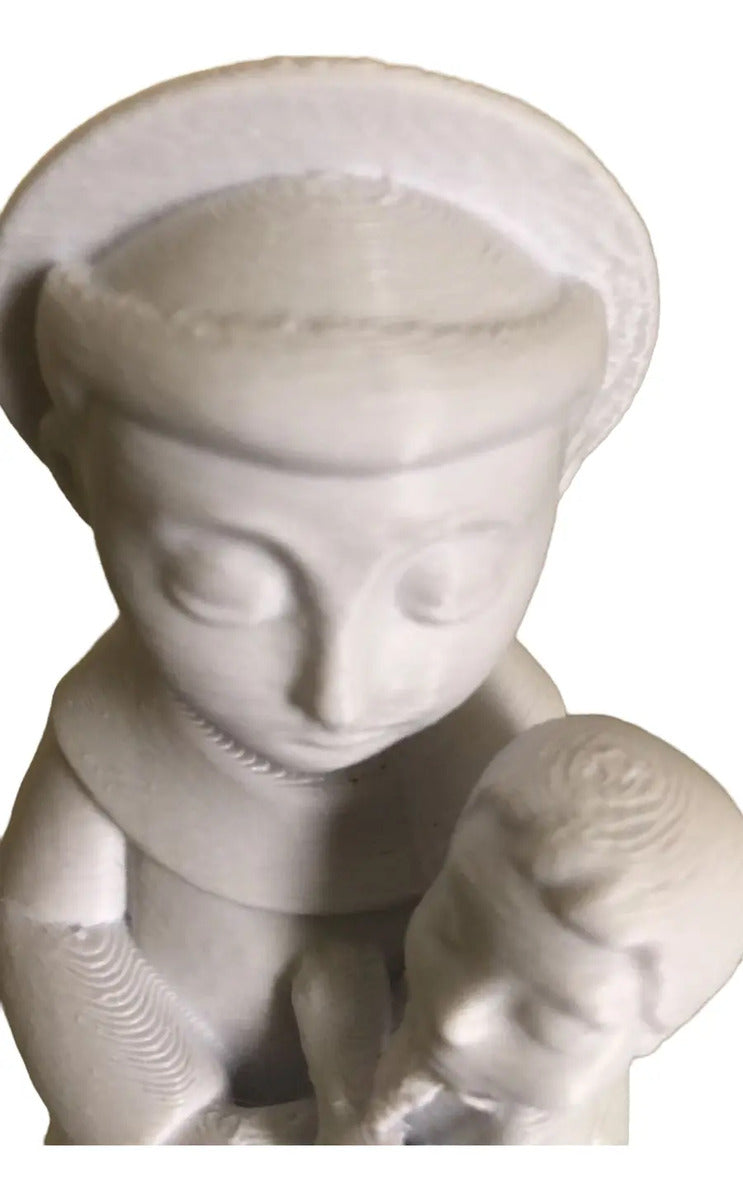 Fé E Proteção: Estátua De Santo Antônio Com Menino Jesus 3d