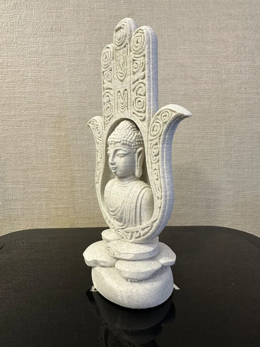Mão De Fátima Hamsá Buda 18cm Enfeite Decoração Zen