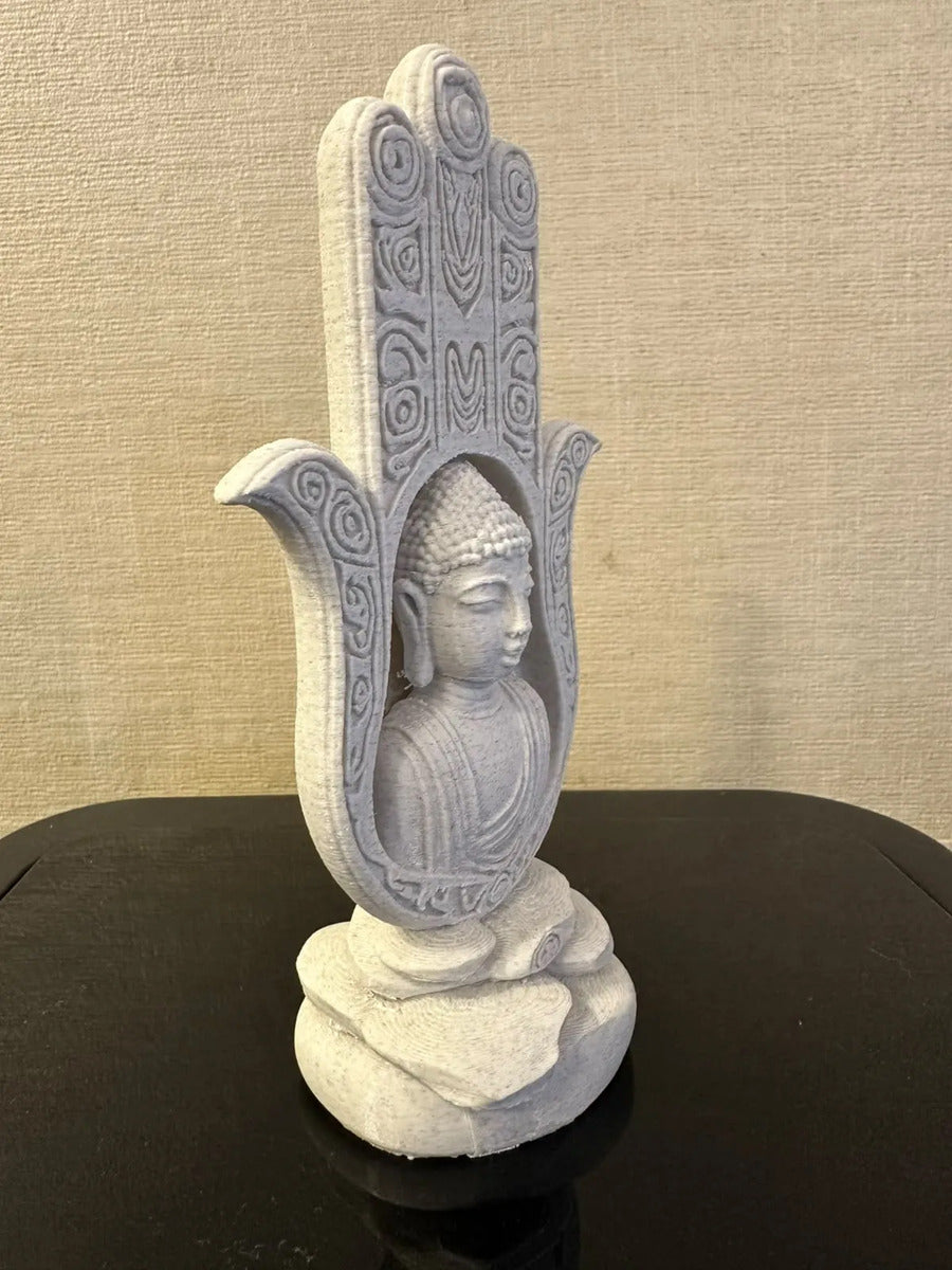 Mão De Fátima Hamsá Buda 18cm Enfeite Decoração Zen