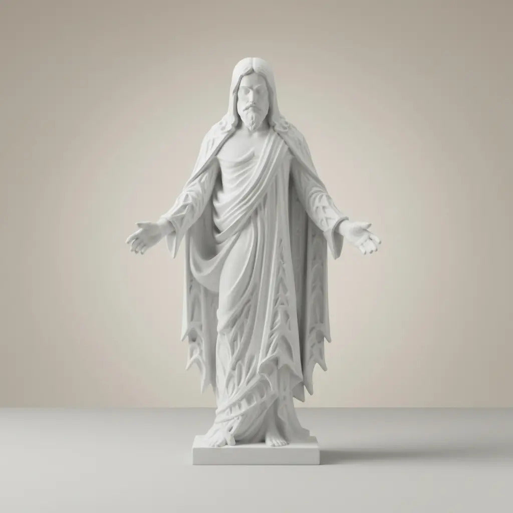 Estátua Escultura Jesus Cristo Fé Decoração