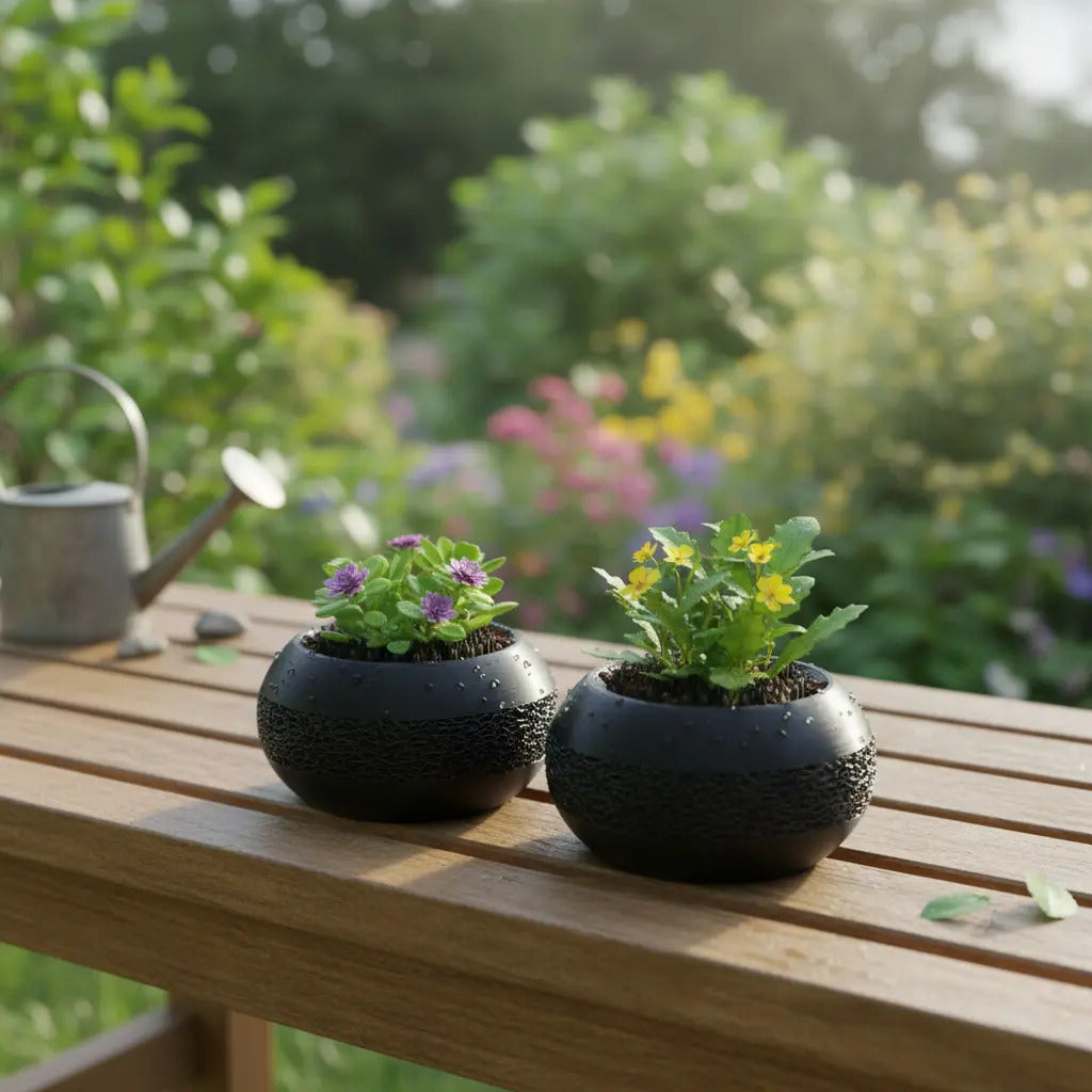 Mini Vasos Para Ikebana Com Suporte Embutido Plastico Petg
