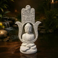 Mão De Fátima Hamsá Buda 18cm Enfeite Decoração Zen
