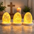 Escultura Religiosa Ovo 3d Iluminado Colecionável